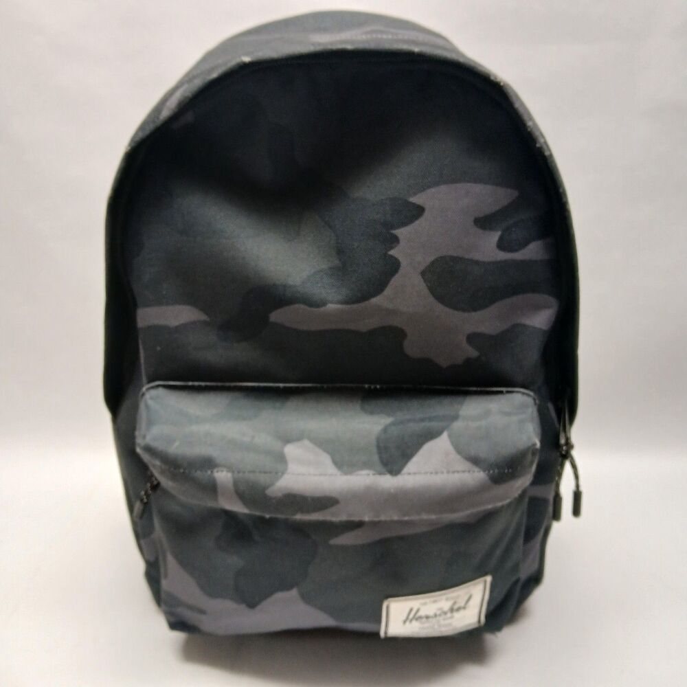Herschel Supply Co. Classic Backpack Night Camo Black Gray 24L School Bookbag